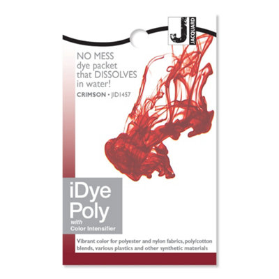 Crimson Jacquard Idye Poly Synthetic Fabric Dye from B&Q