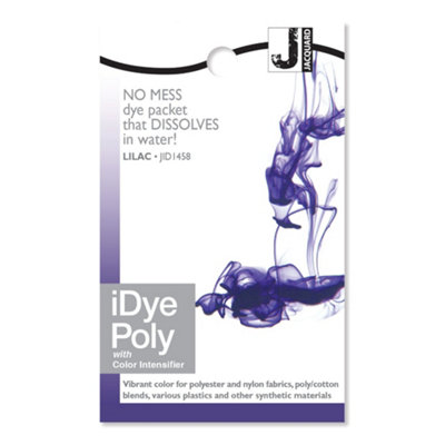 Lilac Jacquard Idye Poly Synthetic Fabric Dye from B&Q
