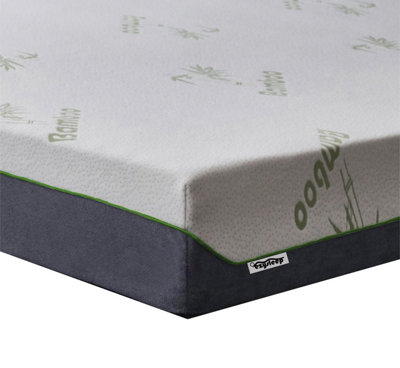 Groundlevel Ezysleep 18Cm Bamboo Foam MattressFirm ComfortSilentCleanable CoverNo SpringsSingle 3Ft90 X 190Cm from B&Q