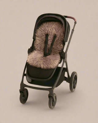 Naturally Sheepskins Baby Deluxe Sheepskin Pram Liner Taupe from B&Q