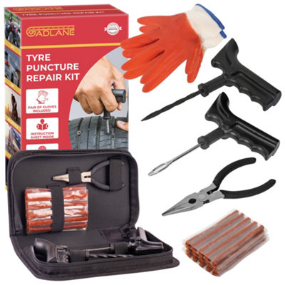 Gadlane Tyre Puncture Repair Kit from B&Q