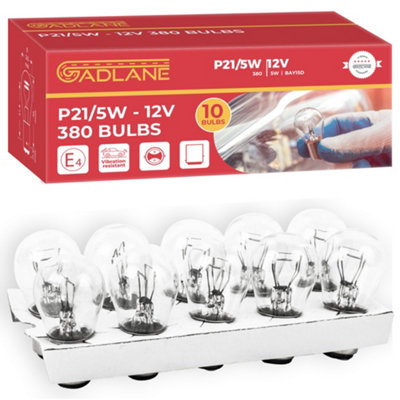 Gadlane 380 BulbsPack Of 10 from B&Q