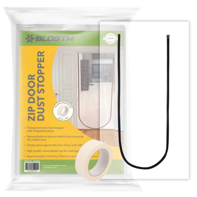 Blostm Zip Door Dust Stopper Cover from B&Q