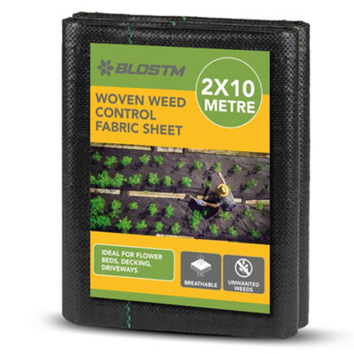 Blostm Woven Weed Control Fabric Sheet2M X 10M from B&Q