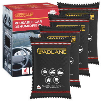 Gadlane Reusable Car Dehumidifier 350G (4 Pack) from B&Q