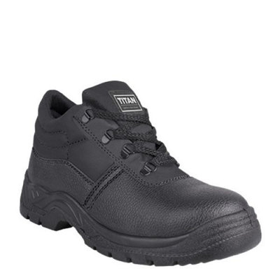 Way4Now Titan Argon Lace Up Chukka Safety Boot Black S3 Src from B&Q