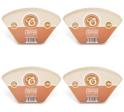 Edesia Espress 320 Size 100 Brown Coffee Filter Paper Cones from B&Q