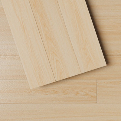 Garden Sanctuary Light Brown Waterproof Self Adhesive Wood Grain Effect Vinyl Floor Tiles Pvc Flooring Planks 36Pcs/pack from B&Q