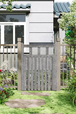 Garden Sanctuary Freestanding Outdoor Gate Wooden Garden Door For Fences 90Cm W X 120Cm H from B&Q