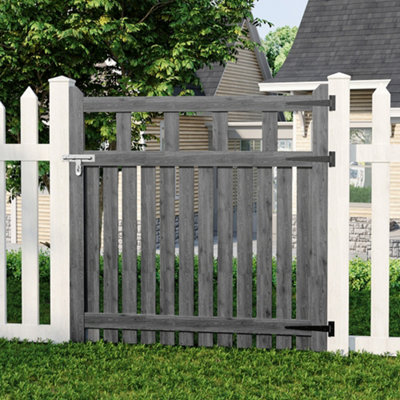 Garden Sanctuary Outdoor Wooden Fence Door Freestanding Pedestrian Garden Gate 120Cm W X 120Cm H from B&Q