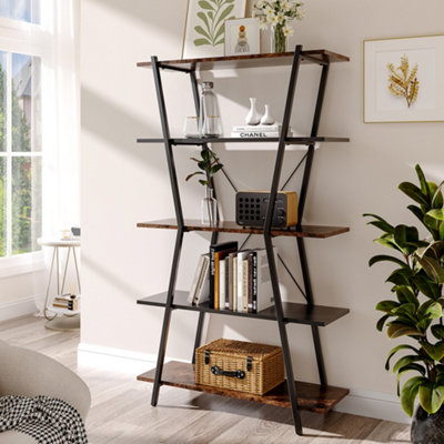 Thehotsale 5-Tier Bookshelf Open Bookcase Display Shelf from B&Q