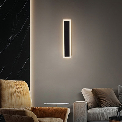 Thehotsale Stylish Rectangular Led Wall Light Ip65,durable Acrylic Aluminium Wall Light Indoor Outdoor,home Lighting from B&Q
