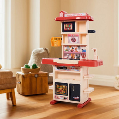 Thehotsale Children Pretend Plastic Kitchen Playset 43Pcs Toy Accessory Set from B&Q