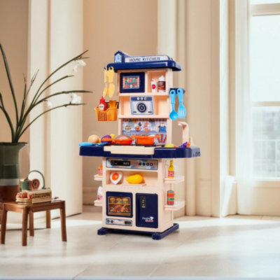 Thehotsale Children Pretend Kitchen Playset Plastic 43Pcs Toy Accessory Set from B&Q