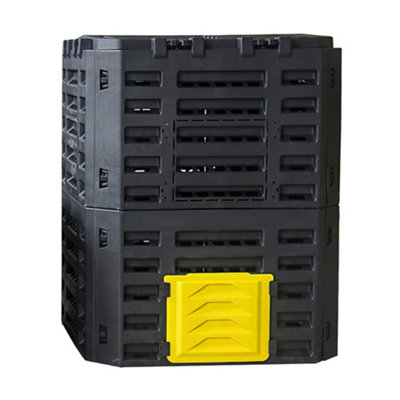 Thehotsale 340L Garden Plastic Compost Bin Composters