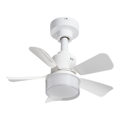 Thehotsale White Elegant Led Ceiling Fan Light,dimmable from B&Q