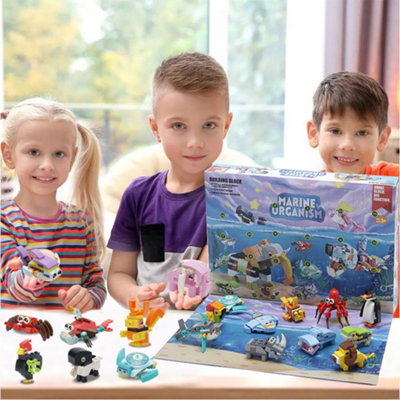 Thehotsale Advent Calendar Building Block Blind Box from B&Q