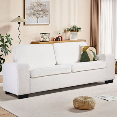 Darphe Teddy Fleece Upholstered Loveseat Sofa from B&Q