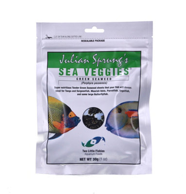 Two Little Fishies Seaweed Green 30GNutrient-Rich Additive For Aquatic Life from B&Q