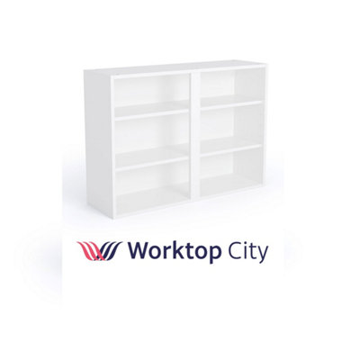  - Kitchen Wall Unit Cabinet 800mm W 720mm H White By K-Cab