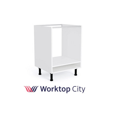  - Kitchen Built Under Oven Housing Unit Cabinet 600mm White By K-Cab