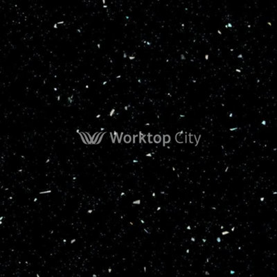 Worktop City Pp7682 Platinum Black 3.5Mtr Laminate Kitchen Breakfast Bar3500mmx900mmx38mm from B&Q
