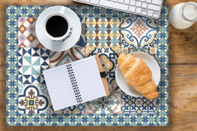 Native Home & Lifestyle Siena Vinyl Table Mat 33X45Cm (Set Of 4) from B&Q