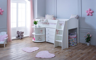 Eli Mid Sleeper D  Wht/blue/lilac from B&Q