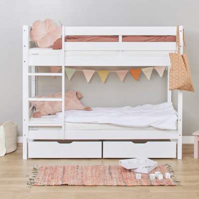 Hoppekids Shorty Bunkbed + Drawers White from B&Q