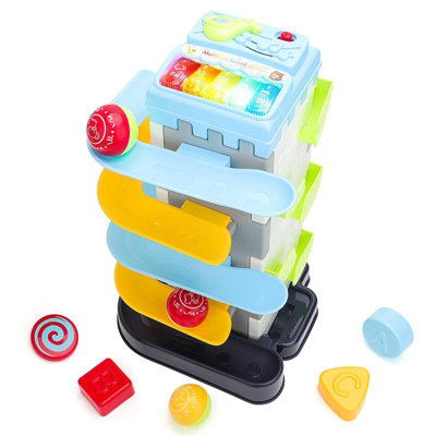 Deao Toys Childrens Educational Toys 4 In 1 Ball Tower Toy from B&Q