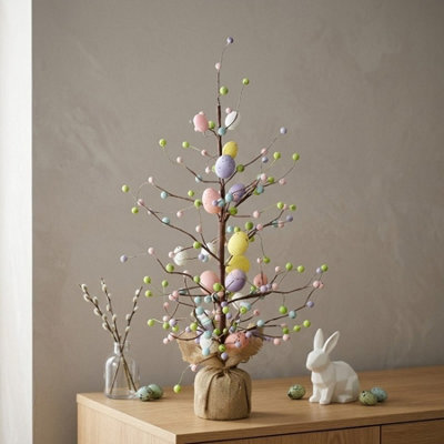 Garden Greatness Springtime Tall Easter Egg Decorated Tree from B&Q