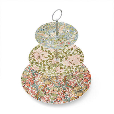 Morris & Co 3 Tier Cake Stand Mixed Design from B&Q