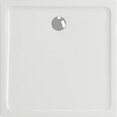 Oliver Square Stone Shower Tray 800X800mm from B&Q