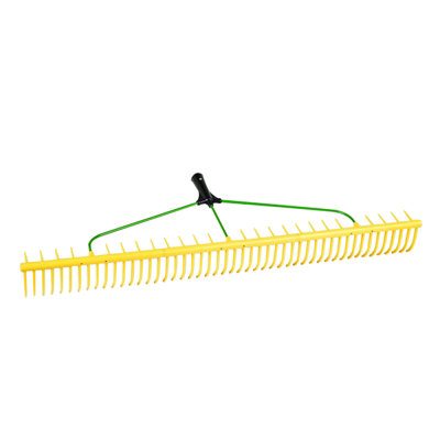 PegdevPdlProfessional 48 Tooth Polypropylene Landscape Rake HeadIdeal For Garden & Ground Care