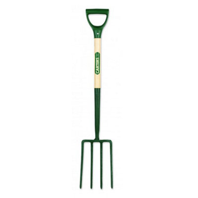 PegdevPdl Carters Ergonomic Steel Garden Fork 30" Handle 1.8Kg Weight 7 1/2" X 11.1/2" Blade Forged For Precision & Durability from B&Q