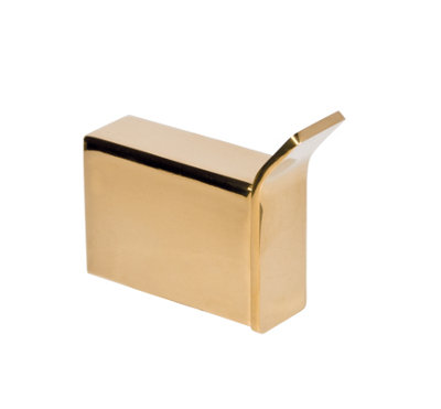 B&Q -  Primo Single Robe HookPolished Gold