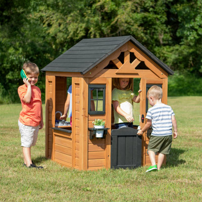 Backyard Discovery Sweetwater Cedar Wooden Playhouse With Play Kitchen from B&Q