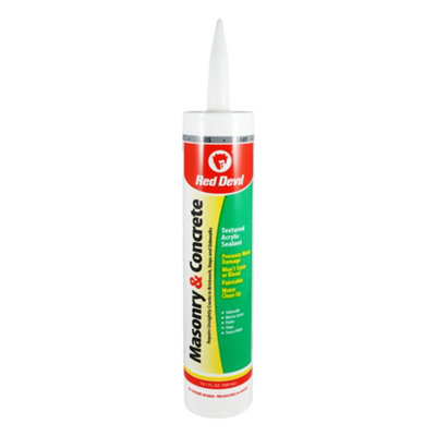 Red Devil Masonry & Concrete Repair Sealant 10.1 Fl. Oz. Cartridge Gray from B&Q