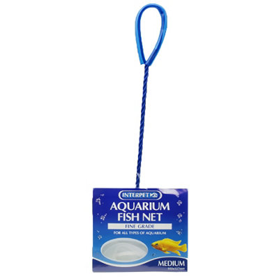 Interpet Nylon Fine Catch Net Fish Tank Aquarium White Catching 102X127mm from B&Q