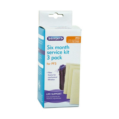  - Interpet Pf3 Replacement Plain Foams3 Pieces