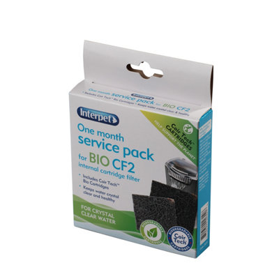  - Interpet One Month Service Pack For Internal Cartridge Filter Cf 2 Cf2 1 Month Kit