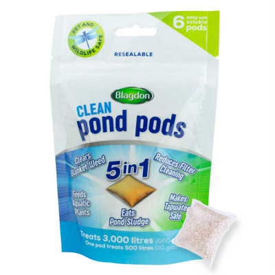 B&Q -  Clean Pond Pods (Pack Of 6 Pods)