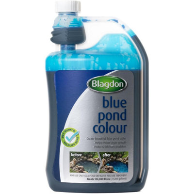 Blagdon Pond Colouring Blue 1LEnhance Your Water Feature With Vibrant Color from B&Q