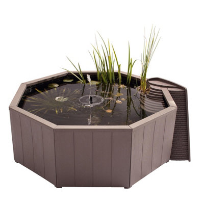 Blagdon Liberty No Dig Nature Pool Solar Water Feature Kit Garden Pond from B&Q