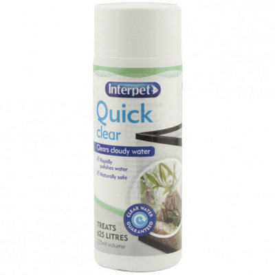 Interpet Quick Clear Water Treatment 125Ml  Crystal Clear Liquid For Aquariums from B&Q