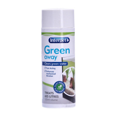Interpet Iptreat Green Away 125Ml Effective Algae Treatment For Aquatic Environments from B&Q