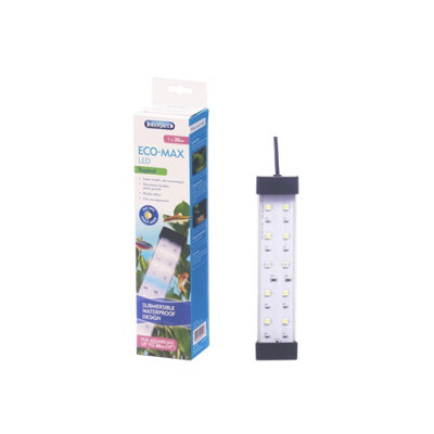  - 20Cm Interpet Eco Max Bright Led Bulb Strip Tropical Aquarium Fish Tank Lighting Encourages Plant Growth For Aquariums Up To 36Cm