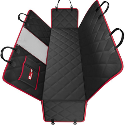 Dog Hammock For Car Back Seat With Mesh Visual WindowSide Flaps ZipperPadded 4 Layers Waterproof Heavy Duty Storage Bag from B&Q