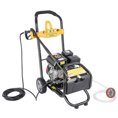 Heinatond 7.5 Hp Petrol Pressure Washer 2200 Psi 3400 Rpm High Power Jet With 5 Nozzles 8 M Hose Gasoline For Car Patio Driveway from B&Q