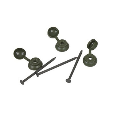 Marlborough Pack Of 20 (Total 400 Fixings)Green Roof Sheet Fixings from B&Q